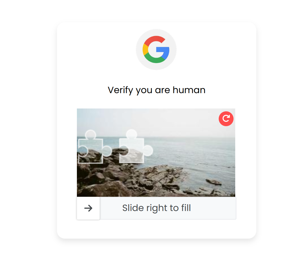 Updated captcha example